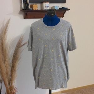Old Navy Soft-Washed Gray Banana Tee